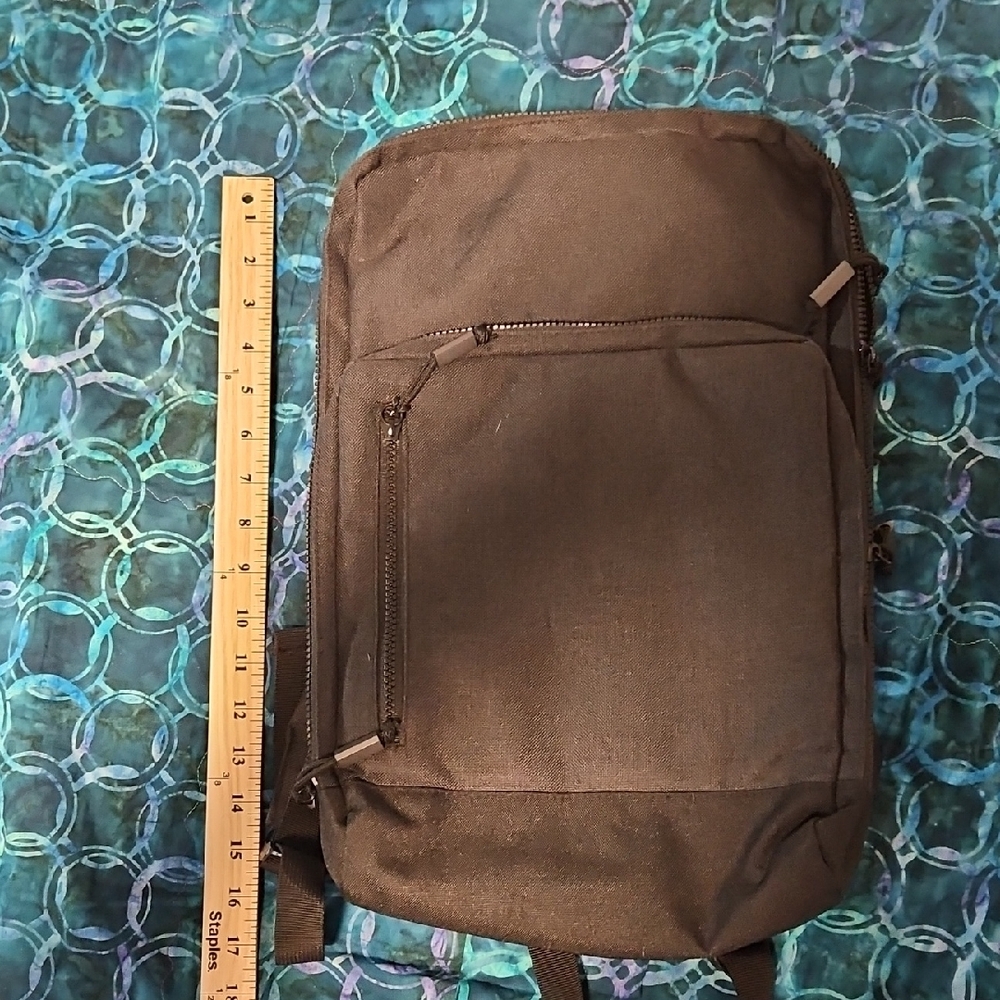 Dark Brown Computer Backpack - image 8